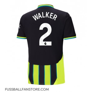 Manchester City Kyle Walker #2 Replik Auswärtstrikot 2024-25 Kurzarm